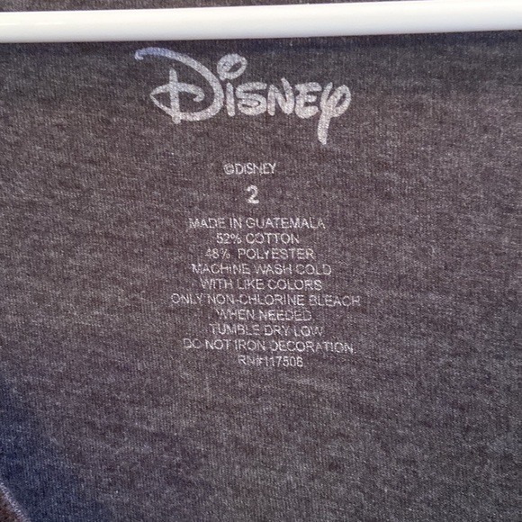 Disney Alice In Wonderland We're All Mad Here Tshirt women 2x gray cotton poly - Picture 5 of 6